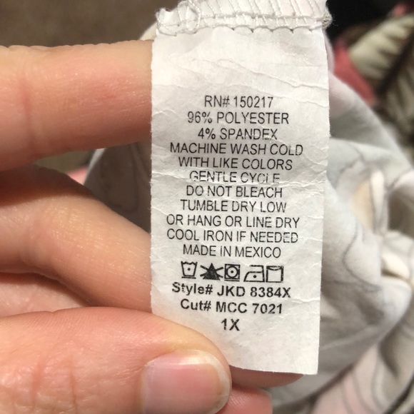 Vibe Sportswear floral maxi dress size 1X - Picture 6 of 6